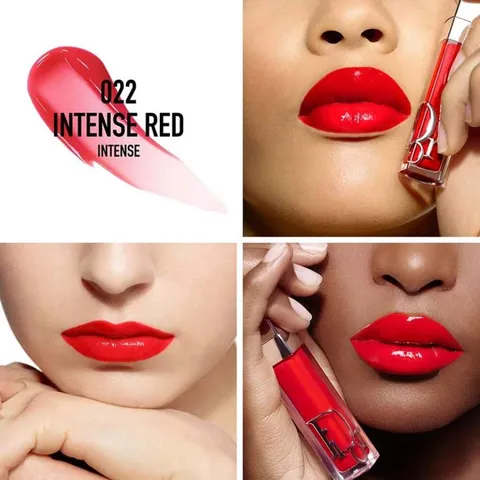 Son Dưỡng Dior Addict Lip Maximizer 022 Đỏ Tươi - Tăng Cường Độ Căng Mọng Môi, Phù Hợp Mọi Làn Da, Dưỡng Môi Mềm Mại