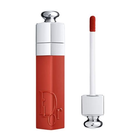 Son kem Dior Addict Lip Tint 421 Natural Beige cam đất - Chất son mỏng nhẹ, bám màu lâu, phong cách tự nhiên, hoàn hảo cho phái đẹp.