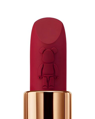 Son Thỏi Lancome X Bearbrick L'Absolue Màu 888 French Idol Đỏ Cherry - Thiết Kế Graffiti Ngọt Ngào, Nữ Tính, Hàng Giới Hạn