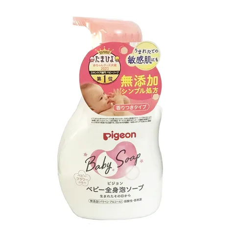 Sữa tắm gội Pigeon Baby Soap nội địa Nhật
