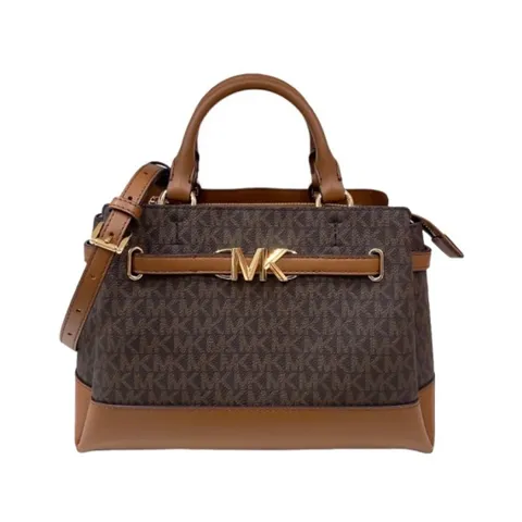 Túi Michael Kors Reed Small Satchel Logo Belted 35S3G6RS1B Brown