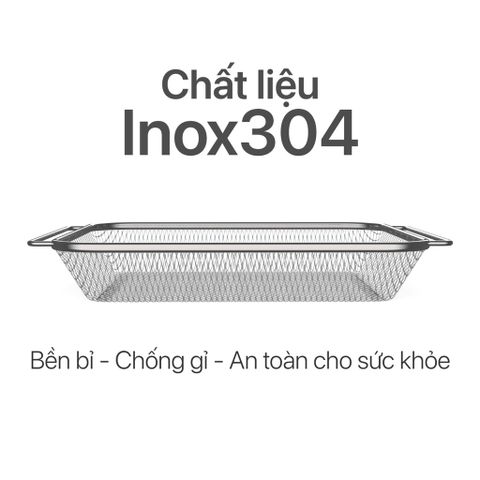 Vỉ Nướng Sâu Lòng Nồi Chiên Không Dầu 2GOOD S19/S20 Inox 304 - Dụng Cụ Bếp Bền Bỉ, Chống Rỉ, An Toàn Cho Sức Khỏe