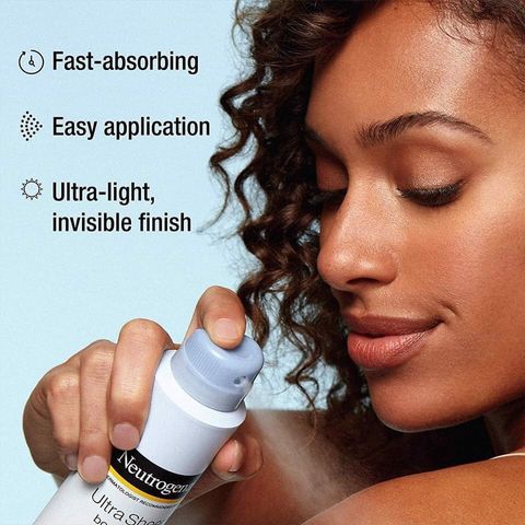 Xịt Chống Nắng Neutrogena Ultra Sheer Body Mist SPF 70+ 141g - Bảo vệ da, cấp ẩm, không nhờn dính, thích hợp cho hoạt động ngoài trời