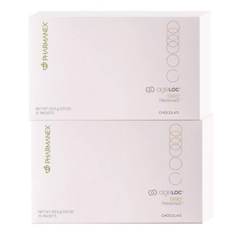 Bột Uống Hỗ Trợ Kiểm Soát Cân Nặng Nuskin TR90 TrimShake Hương Socola 15 Gói - Giúp Kiểm Soát Cân Nặng Hiệu Quả Với Protein Cao