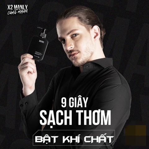 Dung dịch vệ sinh nam X2 Manly Cocayhoala - Chiết xuất thiên nhiên, khử mùi hiệu quả, lưu hương nam tính, 150g - Chăm sóc vùng kín cho nam giới