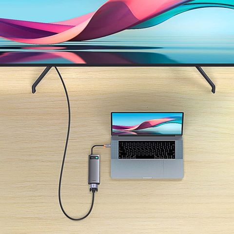 Hub Mở Rộng 8in1 Baseus Metal Gleam Gen 2 - Cổng HDMI, VGA, USB 3.0, Sạc Nhanh 100W - Thiết Bị Kết Nối Đa Năng Cho Laptop và Máy Tính
