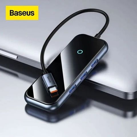 Hub Mở Rộng Baseus AcmeJoy 4 in 1 Docking Type C PD/Data USB3.0 - Chuyển đổi tốc độ cao, tương thích Laptop và Smartphone