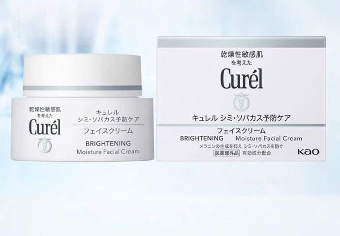 Kem Dưỡng Trắng Da Curél Whitening Care – Kem Dưỡng Ẩm Mặt An Toàn Cho Mọi Loại Da, Chiết Xuất Từ Dược Thảo Thiên Nhiên 40g