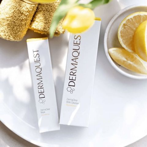 Mặt Nạ Đất Sét DermaQuest DermaClear Cho Da Nhờn Mụn - Giảm Mụn, Làm Sạch Da Dầu, Chứa Axit Salicylic, 56.7g
