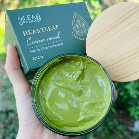 Mặt Nạ Diếp Cá Tái Sinh Da Meea Organic 120g - Hỗ Trợ Cải Thiện Mụn, Làm Dịu Da Nhạy Cảm, Chiết Xuất Tự Nhiên