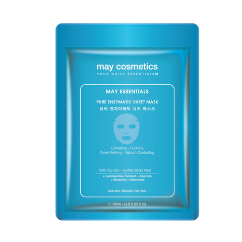 Mặt nạ hỗ trợ làm dịu, phục hồi da May Cosmetics Essential Pure Enzymatic