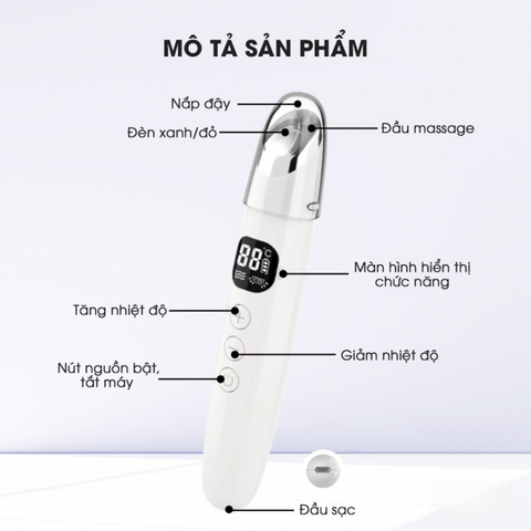 Máy Massage Giảm Quầng Thâm Mắt Joou XE19 - Trẻ Hóa Da, Chăm Sóc Sắc Đẹp An Toàn, Dễ Dùng, Công Nghệ Hiện Đại