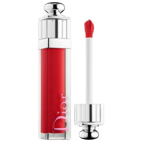 Son Dưỡng Bóng Dior Addict Stellar Gloss 864 Dior Rise Đỏ Tươi - Chất Son Mềm Mịn, Chăm Sóc Môi Hoàn Hảo, Lâu Trôi 8 Giờ