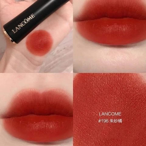 Son Lancôme L’absolu Rouge Drama Matte 196 Đỏ Đất - Thỏi Son Mịn Môi, Chất Lì Sang Trọng, Dễ Dàng Mang Theo, Phù Hợp Tất Cả Dịp