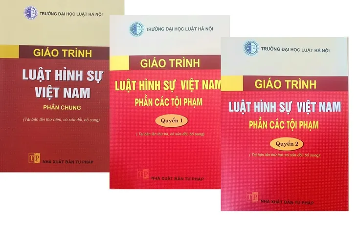 Bộ 3 cuốn sách giáo trình Luật Hình Sự Việt Nam