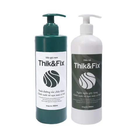 Bộ dầu gội xả hỗ trợ mọc tóc Thik&Fix dành cho nam