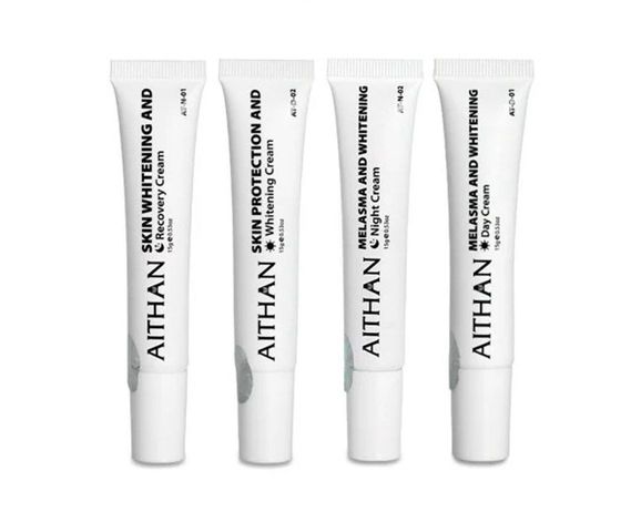 Bộ Kem Dưỡng Da AiThan Chuyên Sâu - Giúp Cải Thiện Nám, Làm Sáng Da, Chống Oxy Hóa, 4 Tùy Típ 15g