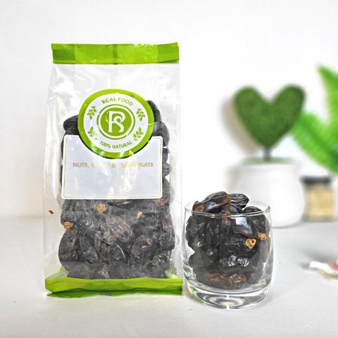 Chà Là Mật Tự Nhiên Sấy Dẻo 500g Real Food - Quả Ngọt Tự Nhiên, Không Chất Bảo Quản, Hỗ Trợ Sức Khỏe Nâng Cao