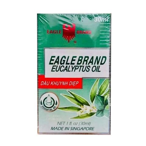 Dầu Khuynh Diệp Con Ó Eagle Brand Eucalyptus Oil 30ml - Giảm Nhức Đầu, Làm Ấm Cơ Thể, Hương Thơm Thư Giãn, Chăm Sóc Da