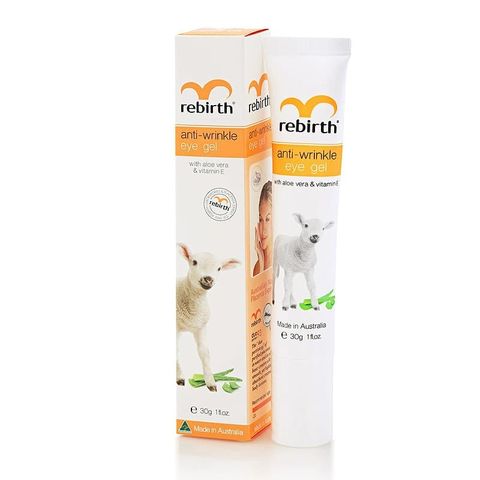 Gel Dưỡng Mắt Rebirth Anti Wrinkle - Cải Thiện Nếp Nhăn & Quầng Thâm Với Chiết Xuất Lô Hội & Vitamin E - Sản Phẩm Dành Cho Da Nhạy Cảm