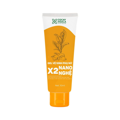 Gel Vệ Sinh Phụ Nữ X2 Nano Nghệ Cocayhoala - Chai 150ml, Tự Nhiên, Kháng Khuẩn, Khử Mùi Hôi, An Toàn Cho Phụ Nữ
