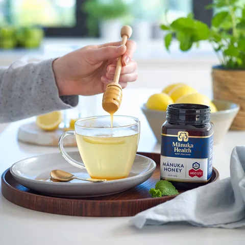 Mật Ong Manuka Health MGO 573+ - Tinh Chất Kháng Khuẩn Cao, Hỗ Trợ Tiêu Hóa và Làn Da, 500g Hũ Chất Lượng Cao