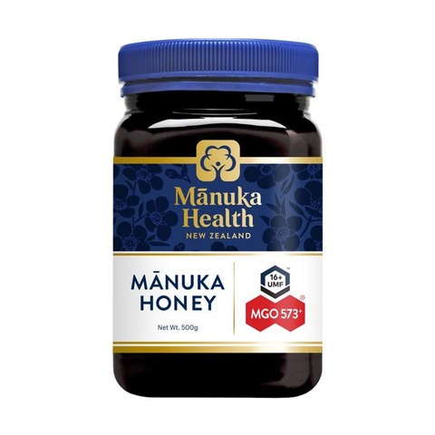 Mật Ong Manuka Health MGO 573+ - Tinh Chất Kháng Khuẩn Cao, Hỗ Trợ Tiêu Hóa và Làn Da, 500g Hũ Chất Lượng Cao