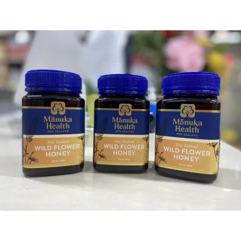 Mật Ong Manuka Health Wild Flower Honey 500g - Mật Ong Hoa Rừng New Zealand Nguyên Chất, Tăng Cường Sức Khỏe Và Làm Đẹp