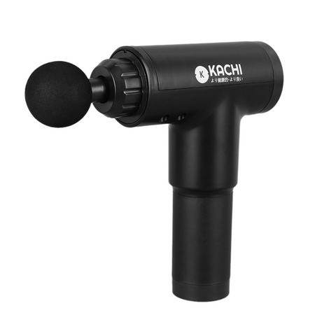 Máy Massage Cầm Tay Kachi MK340 - Thiết Bị Massage Trị Liệu Với 4 Đầu Massage, 6 Tốc Độ Tùy Chỉnh, Giảm Đau, Thư Giãn Cơ Thể