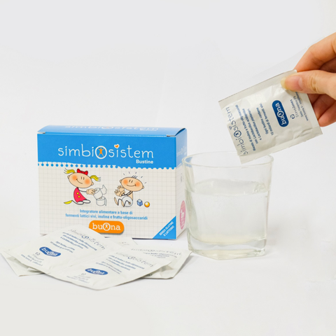 Men Vi Sinh Buona Simbiosistem Bustine - Hỗ Trợ Tiêu Hóa Cho Trẻ Em - 10 Tỷ Lợi Khuẩn, Bổ Sung Chất Xơ Tự Nhiên