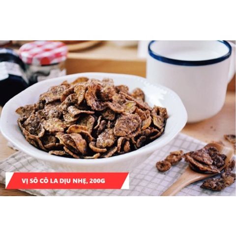 Ngũ Cốc Dinh Dưỡng Cho Bé Nissin Ciscorn Mild Choco 200g - Ngon Miệng, Tăng Cường Năng Lượng, Dễ Ăn, Không Biến Đổi Gen