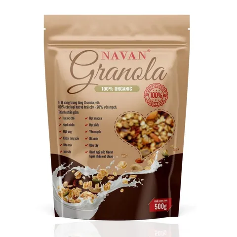 Ngũ cốc dinh dưỡng siêu hạt Granola Organic Navan