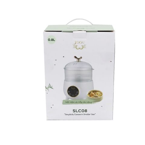Nồi Hầm và Hấp Joou SLC08 Đa Năng - 8 Chế Độ Nấu Thông Minh, Lưu Giữ Dưỡng Chất, Dung Tích 0.8L, Tiện Lợi Cho Mọi Gia Đình