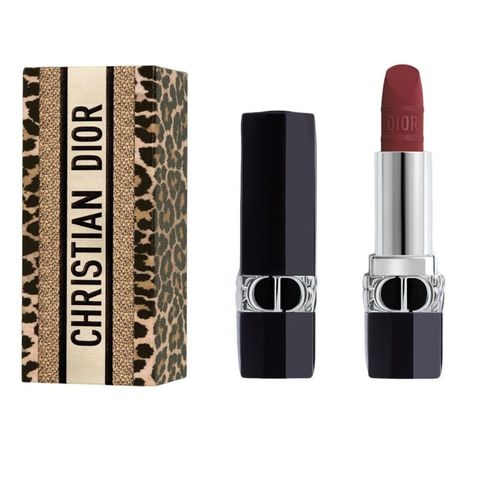Son Dior Rouge Mitzah Limited Edition 963 Leopardess Velvet - Son Môi Đỏ Tía Sang Chảnh, Lì Mịn, Đẳng Cấp Nữ Tính