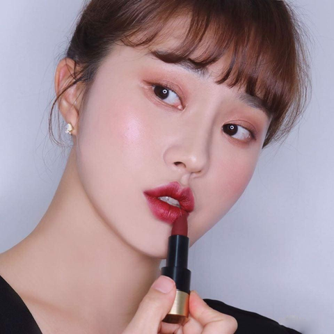 Son Hermes Rouge À Lèvres Matte 85 Rouge H - Son Môi Đỏ Rượu Lì Quyến Rũ, Chất Son Mịn, Bám Màu Lâu, Dành Cho Phụ Nữ