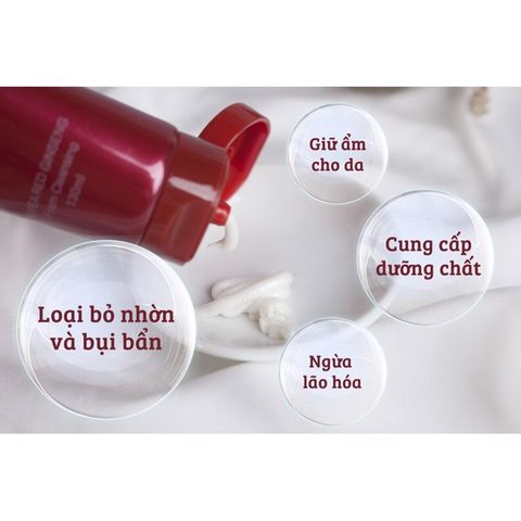 Sữa Rửa Mặt My Gold Korea Red Ginseng 130ml - Cleansing Foam Hồng Sâm Đỏ Hàn Quốc Dưỡng Sáng Da, Cấp Ẩm, Chống Mụn
