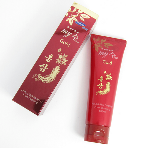 Sữa Rửa Mặt My Gold Korea Red Ginseng 130ml - Cleansing Foam Hồng Sâm Đỏ Hàn Quốc Dưỡng Sáng Da, Cấp Ẩm, Chống Mụn