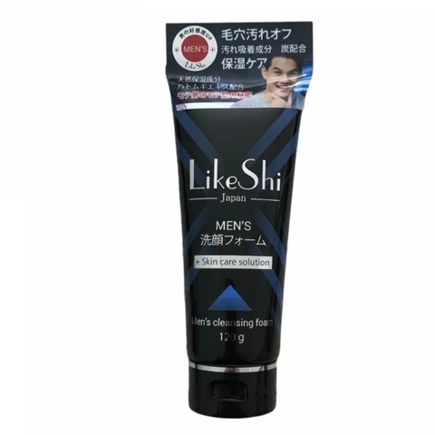 Sữa Rửa Mặt Nam Likeshi Men's Cleansing Foam - Làm Sạch Sâu, Kiểm Soát Dầu, Độ Ẩm Tốt, 120ml