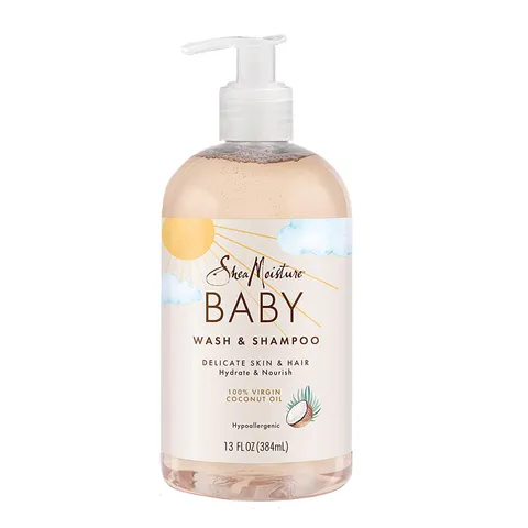 Sữa tắm gội cho bé Shea Moisture Baby Wash & Shampoo của Mỹ