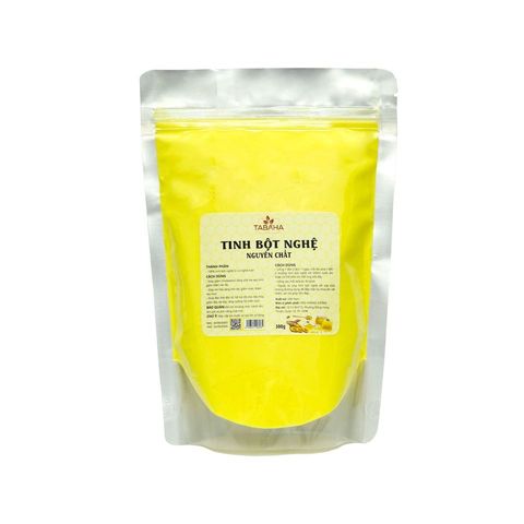 Tinh Bột Nghệ Vàng Nguyên Chất Tabaha 300g - Hỗ Trợ Tiêu Hóa, Làm Đẹp Da, Giảm Mụn, Tăng Cường Tim Mạch