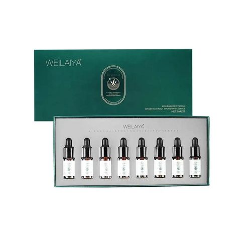 Tinh Chất Serum Hỗ Trợ Mọc Tóc Weilaiya - Bộ 8 Lọ (5ml/lọ), Dưỡng Tóc Khỏe Mạnh, Ngăn Rụng Tóc, Kích Thích Tóc Mọc Nhanh An Toàn