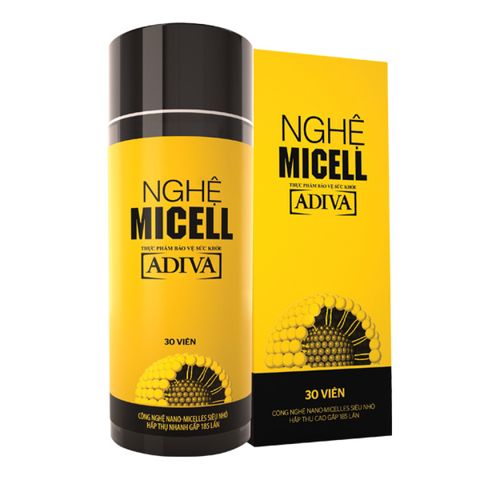 [30 viên] Viên nghệ Micell Adiva hỗ trợ bảo vệ sức khỏe