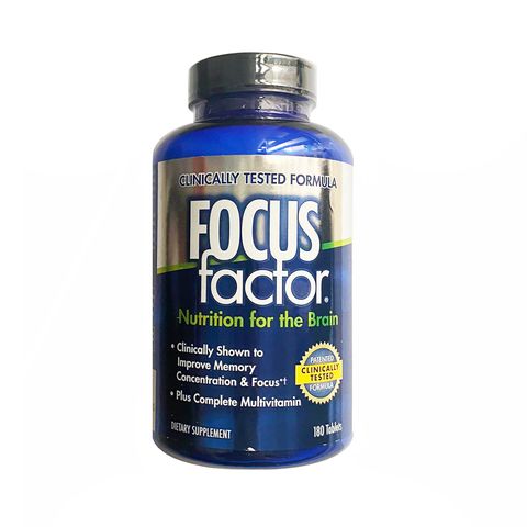 Viên uống bổ não Focus Factor Nutrition for the Brain của Mỹ - Công thức hỗ trợ tăng cường trí nhớ và sự tập trung an toàn, 150 viên