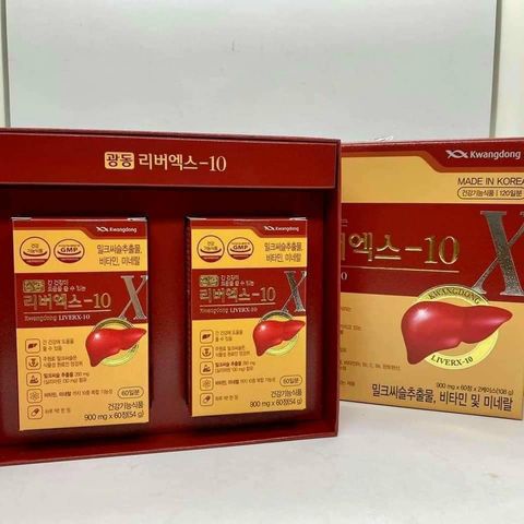 Viên uống hỗ trợ thải độc gan Kwangdong LiverX-10 Hàn Quốc - Giải pháp tự nhiên cho lá gan khỏe mạnh và cải thiện sức khỏe gan