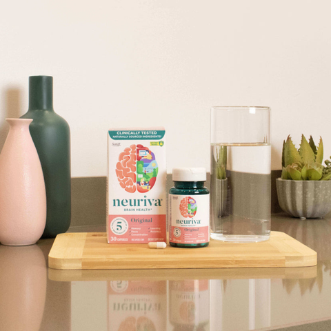 Viên uống Schiff Neuriva Brain Health Original - Hỗ trợ trí nhớ, tăng cường sự tập trung, cho người lớn - Hộp 30 viên bổ não chính hãng