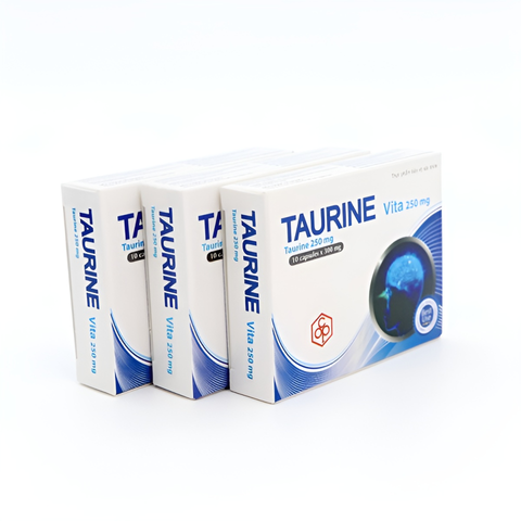Viên uống Taurine Vita 250mg Bổ Mắt - Hỗ Trợ Tăng Cường Thị Lực, Bảo Vệ Tế Bào Thần Kinh và Vòng Mạc