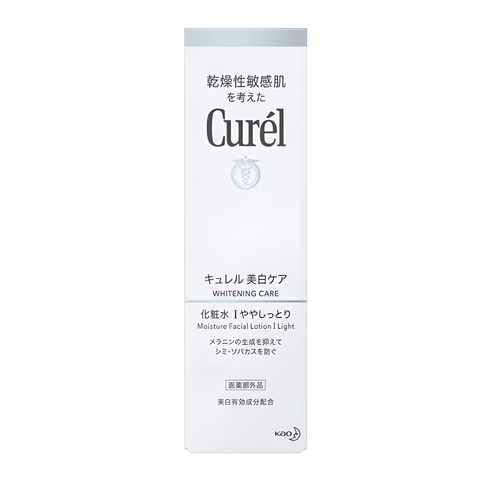 Nước Hoa Hồng Cấp Ẩm Curél Whitening Moisture Facial Lotion - Dưỡng ẩm và Làm sáng da, Phù hợp cho mọi loại da, 140ml