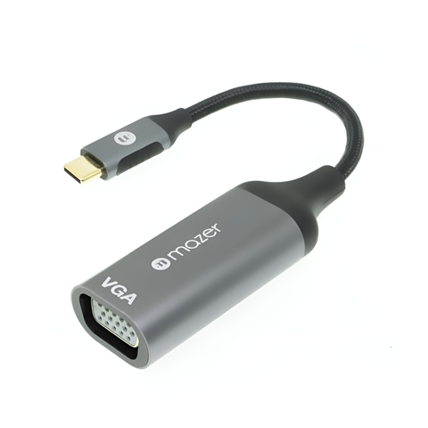 Bộ Chuyển Đổi Mazer ALU USB-C to VGA 1080p/60Hz - Kết Nối Màn Hình VGA Và Máy Chiếu Chất Lượng Cao
