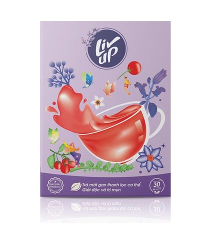 Cao Trà LivUP - Giải Độc Gan, Mát Gan, Hỗ Trợ Thanh Lọc Cơ Thể - Trà Thảo Mộc Nguyên Chất E&S Việt Nam, Hương Vị Thơm Ngon