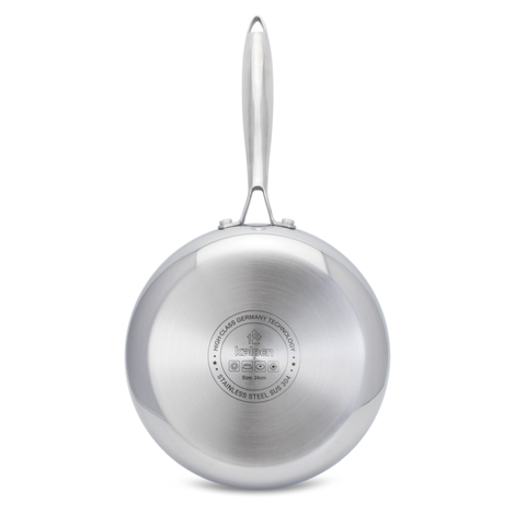 Chảo Chống Dính Inox 3 Lớp Liền Khối Kalpen Kazler - Chảo Nấu Đa Năng Chịu Nhiệt Tốt, Dễ Vệ Sinh, Phù Hợp Nhiều Không Gian Bếp